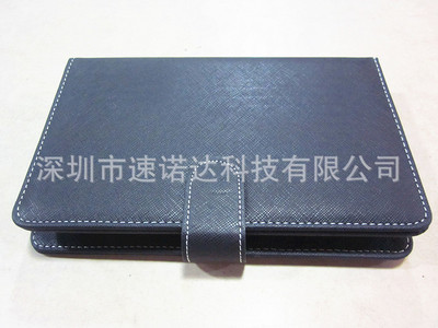 深圳市速諾達科技 廠家直銷多尺寸平板電腦通用鍵盤皮套，優質皮革，批發優選